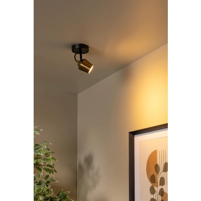 EMILE - Plafon - Ø 10,5 cm - 1xGU10 - Matt Gold / Brass 51901/01/02 Lucide